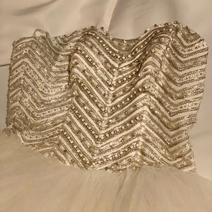 Wedding dress from David and Bridal